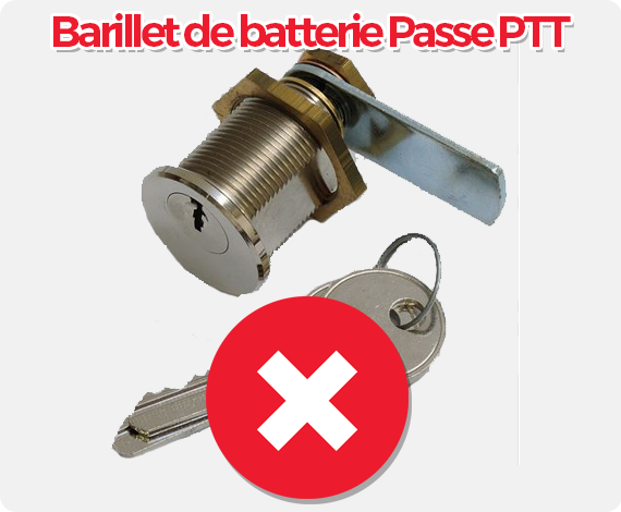 Clé Passe PTT F10 - Pluriel